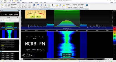 SDR Console on FM Broadcast WCRB Boston, MA USA