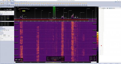 Data Recording playback, vertical grid option