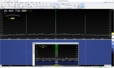 spectra with ext clock