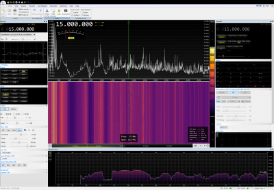 More than 1MHz BW, audio is choppy &amp; memory use grows; GUI &amp; mouse control is OK.