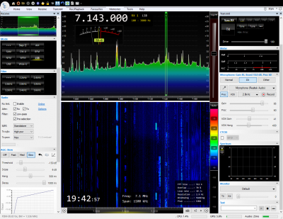 elad with 10db attenuator in